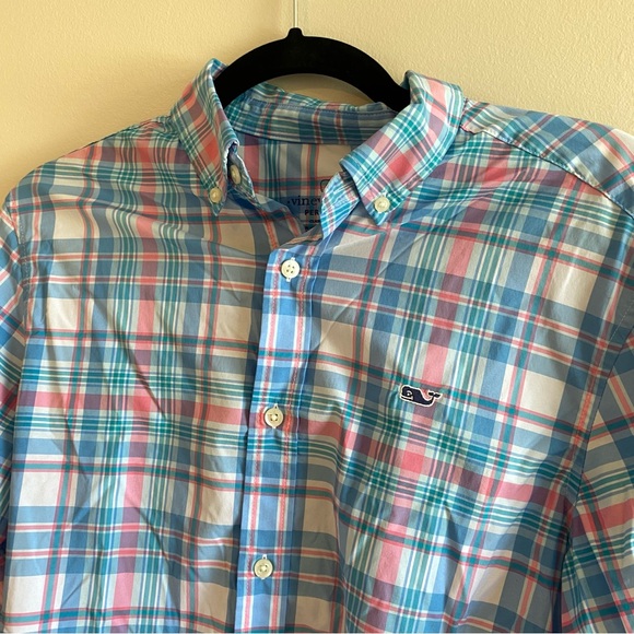 Vineyard Vines Performance Classic Fit Whale Shirt Long sleeve button down - Picture 4 of 4